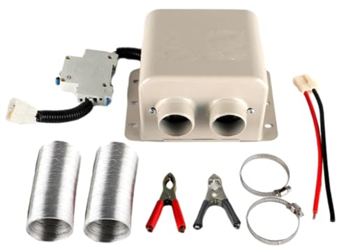 12V 600W Car Heater, Riloer Portable Air Fast Heater Windscreen Defroster Demister Fan, Auto PTC Ceramic Warm Heating Winter Kit