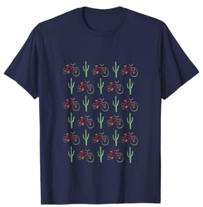 T-Shirt Bike & Cactus Maglietta