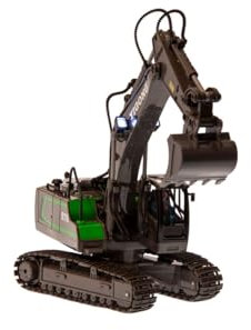 s-idee® BC1037 grün RC Bagger mit Metallbauteilen 1:20 ferngesteuertes Baustellenfahrzeug