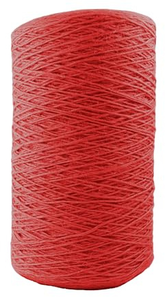 IMROPE Cuerda de yute roja de 1 mm x 1500 pies, cordel para jardinería, tomate, escalada, plantas, corbata, floristería, manualidades, envoltura de regalos, decoración de embalaje