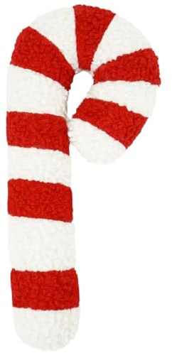 Herfair Weihnachten Kissen Zuckerstange Kissen, Süßigkeiten Kissen, niedlich Flauschigen Plüsch Kissen, Weihnachten Decor für Schlafzimmer Bett Sofa Stuhl Dekoration Geschenk
