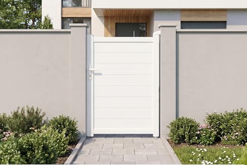 Casanoov Aluminium Garden Gate Eiger 100P140 White