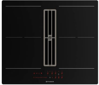 Table De Cuisson Induction Aspirante 60cm 4 Feux 7400w Noir - 5372700
