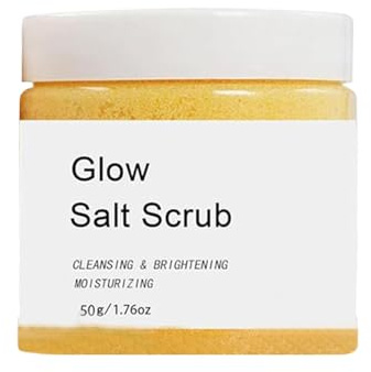 Scrub Corporal, Exfoliante Corporal Iluminante - Refrescante Exfoliante De Sal | Brillar E Hidratar El Exfoliante De La Piel Para El Cuidado Nutritivo De La Cara, El Cuerpo Y El Pie