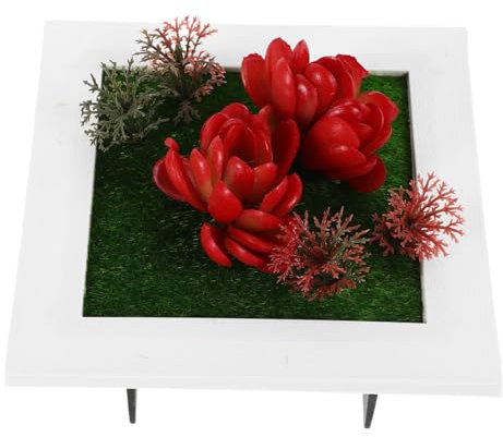 HEMOTON Cadre De Plante Artificielle À Suspendre Au Mur Peu Encombrant Facile Dentretien Pour La Pièce