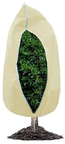 Coperture antigelo per piante – Coperta protettiva traspirante con coulisse per fiori e arbusti, antigelo per piante all'aperto,Per verdure piccoli alberi bonsai piante agrumate mirtilli