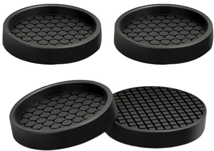 Almohadillas Para Muebles Para Suelos De Madera Dura | 4 Piezas De Almohadillas De Silicona Para Patas Y Ruedas | Topes Para Cama Para Prevenir El Deslizamiento,Para Cama Armario Sofá Silla Mesa Elect