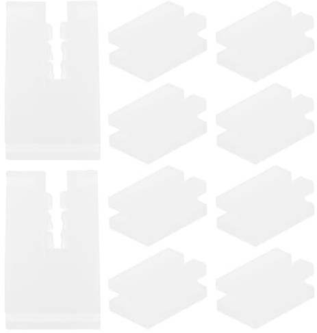 VALICLUD Cache de Protection en Plastique Blanc pour Crochet de Radiateur, Lot de 10 Pièces, Facile à Installer, Protège le Support et Maintient la Propreté du Radiateur