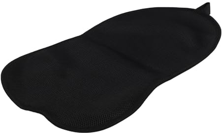 VINTORKY Svart Stötdämpande Sadelpad med Ergonomisk Form Snabbttorkande och Slitstark Ridkudde för Ridning Dressyr och Terräng