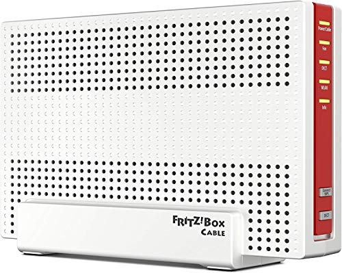 AVM FRITZ!Box 6590 Cable WLAN AC + N Router (DOCSIS-3.0-Kabelmodem, Dual-WLAN AC+N mit 1.733 Mbit/s (5 GHz) + 800 MBit/s (2,4 GHz), VoIP-Telefonanlage)
