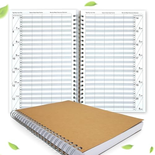 KOCHDIALOG Terminbuch Friseur Salon Praxis Bestellbuch 1-5 Mitarbeiter 10 Minuten Takt für 160 Tage frei einzutragen Terminplaner Praxisplaner Friseurplaner Salonplaner Terminkalender Kalender Termin