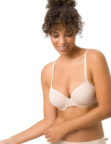 BeeDees Damen T-Shirt BH Stepy Soft WHP Bügel-BH, Nahtlose und vorgeformte Cups