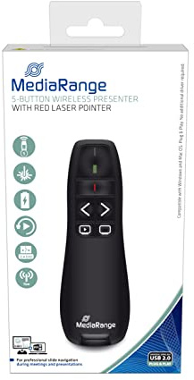 MediaRange presentador Laser inalambrico mros220