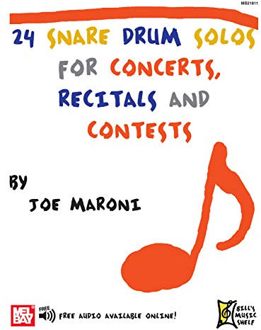 24 Snare Drum Solos: for Concerts, Recitals and Contests (English Edition)