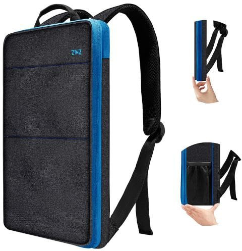 ZINZ Slim & Expandable Laptop Backpack 15 15.6 16 Inch Case, Water Resistant Travel Backpack Compatible with MacBook Pro/Neo 16 15, Dell XPS 15 16 and Most 15 15.6 16 Notebooks,B02BL01