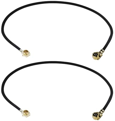Fohevers 2 pacchetti U.FL IPX IPEX maschio a IPEX femmina cavo coassiale 1,13 mm antenna cavo 15 cm (6 pollici) per WiFi router antenna wireless