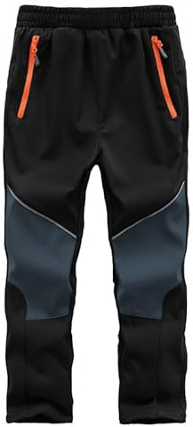 Zzkouine Kinder Softshellhose Schneehose Skihose Warme Hosen Jungen Mädchen Winterhose Outdoorhose Wanderhose