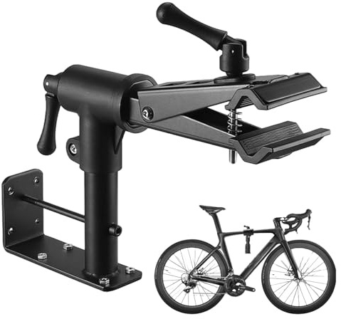 Fahrrad-Montageständer Wand,2-in-1 Fahrradreparaturständer Zur Wandmontage, Fahrradparkständer Für Mountainbikes. Starkes Tragendes Aus Kohlenstoffstahl