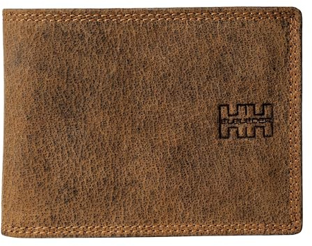 Elbleder Geldbörse Herren Leder mit Münzfach | Braun Vintage | RFID-Schutz | Portemonnaie Echtleder | Geldbeutel Business für 10 Karten | Design Wallet Polo 105-01 VBR