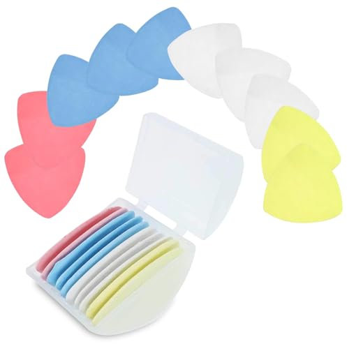 Yingtop Schneiderkreide 10PCS Dreieckschneiderkreide,Stoffmarkierungskreide, Schneiderkreidestift zum Markieren von Stoff, Nähutensilien Nähkreide Stoffkreide für Schneiderarbeiten-4 Farben