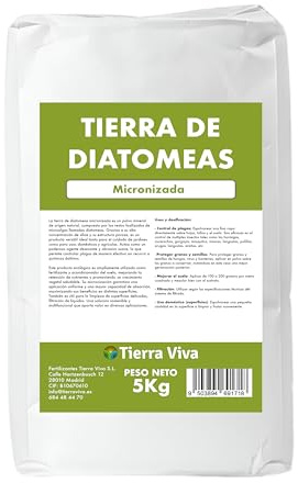 Tierra de Diatomeas Micronizada Sin Aditivos 5KG | Múltiples usos | 100% Ecológico, natural y de máxima pureza | No calcinada
