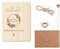Konfirmation Geschenk, Lustige Geldgeschenke Verpackung aus Holz mit Reagenzgläser, Taufgeschenke für Mädchen, Wunschgutschein zur Konfirmation, Kreative Geldgeschenkverpackung für Jungen und Mädchen