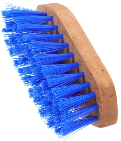 BESPORTBLE Pferdepflegekamm Holzbürste mit Harten Borsten Ergonomisch für Fellreinigung und Körperpflege bei Pferden und Tieren