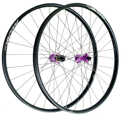 AuroraXQ Hjulset For Mountainbike 26 27,5/29 Tum Genomgående Axel 15x110mm Framhjul DT 54T 28H MTB Skivbroms 12x148mm Bakhjul for 1,5-2,8 Däck(1 Pair Wheels,26 tum)