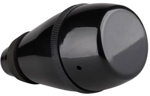 Toddmomy Black Abs Straight Trumpet Practice Mute Small Size Fully Enclosed Trumpet Silencer Accessory for Quiet Practice and Performance