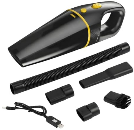 Naqqios Aspirateur à Main sans Fil 10 000 Pa Puissant Portable Rechargeable