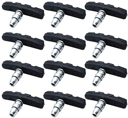 AUTUT 6 Pair Bike Brake Pad Set for MTB Mountain Bicycle Universal V Brake Block 70mm/2.75 Inch