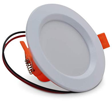 LED Spot 24 Volt, 68mm Bohrung, warmweiß, 5 Watt, z.B. Loxone, DMX, Comexio, FHEM
