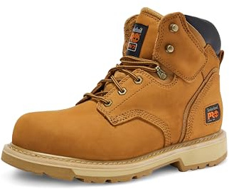 Timberland Pro Men Pit Boss Inch Steel Safety Toe Industrial Work Shoe WHEAT 41.5