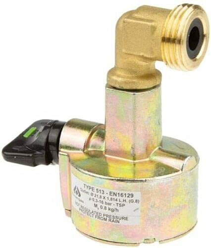 Kosangas Gaslow Adaptateur de bouteille de gaz propane à clipser 27 mm - Entrée latérale