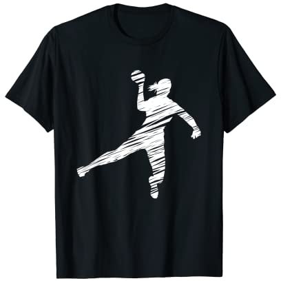 Handball Spieler Designs für Frauen und Handball Fans T-Shirt