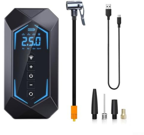 Zoegneer Bomba portátil del compresor de aire del inflador eléctrico del neumático del coche 150PSI para el motor 12V del coche