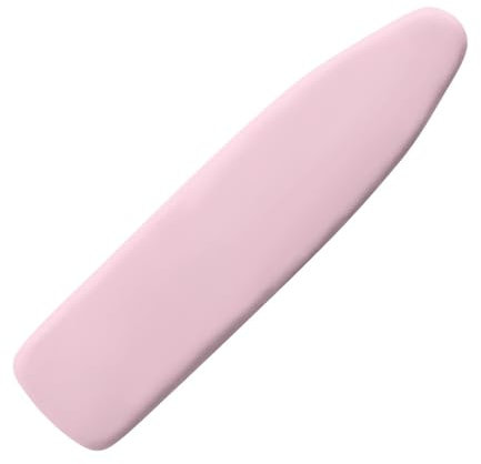 Treer Housse Table à Repasser Couleur Unie, Housse Planche à Repasser avec Bord Élastique Réglable, pour S-2XL Planche a Repasser, Résistante Aux Brûlures Aux Taches (L,Rose)