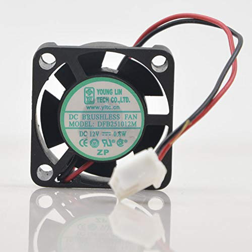 12V 0.8W 2510 DFB251012M 2.5CM Notebook Silent Small Fan