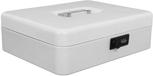 DINHEAROM Metallische Spardose Mit Passwortschutz Unzerbrechliche Geldbox Für Erwachsene Tragbare Aufbewahrungsbox Mit Elegantem Design Für Einzelhandel Und Gastronomie Passwortkombination