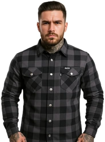 DRAXIES Veste moto été - chemise moto [Stock limité] - Homme - Femme - Black Road - L