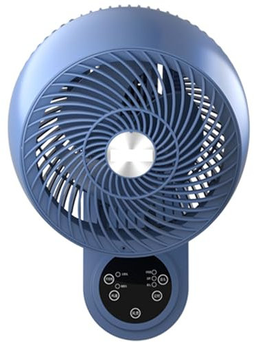 Wandventilator mit Fernbedienung - 3 Geschwindigkeiten, 85° Oszillation, 90° Einstellbare Neigung, 12-Stunden-Timer - Ideal für Zuhause & Büro, platzsparendes Design