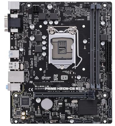 Motherboard Scheda Madre Fit For ASUS PRIME H310M-CS R2.0 LGA1151 Supporta CPU I3-8100 9100F I5-4800 9400F 9600 I7-9700F I9-9900 DDR4 MATX
