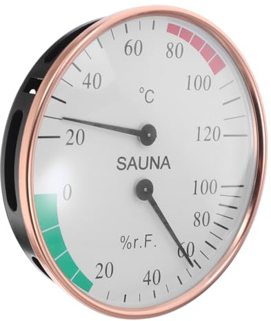 iplusmile Termómetro De Sauna Medidor De Humedad Medidor De Temperatura De Sauna Mini Higrómetro Termómetro Higrómetro