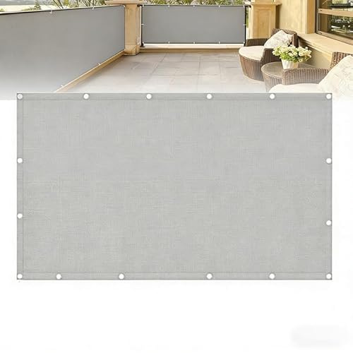 Tenda a Vela Ombreggiante 4x6M Tenda da Sole Impermeabile,Grigio chiaro Telo Ombreggiante con occhielli, protezione UV 95%,per Esterno, Giardino e Terrazza, Piscina, Balconi e Ringhiere