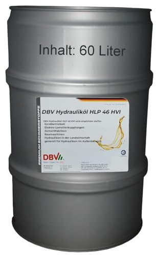 DBV-Hydrauliköl HVI ISO VG 46 60-Liter-Fass