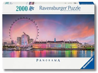 Ravensburger Puzzle Kunterbuntes London - 2000 Teile Puzzle für Erwachsene | 2000 Teile Puzzle, Erwachsenenpuzzle, Geschenk für Frauen und Männer