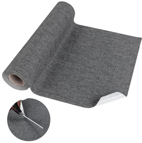 Flicken Selbstklebend Stoff 30cm x 2m Leinen Patches Selbstklebend Autositz Reparaturset Stoff Klebestoffflicken Perfekt für Sofas, Autositze, Möbel, Vorhänge