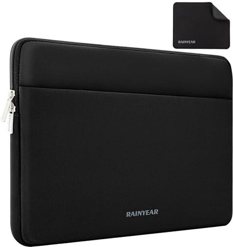 RAINYEAR Housse pour ordinateur portable 14 – Lenovo Thinkpad IdeaPad, MacBook Air 15,3 2025 2024 2023 M4 M3 M2 14, HP, Dell, Acer, Chromebook Mac Pro 15, noir