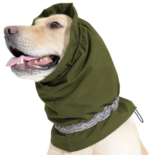 Ohrenschützer für Hunde, Wasserdicht Hündohr Muffs, Reflektierenden Ohrenklappen Kapuzenpullover zur Linderung von Angstzuständen bei Hunden, zum Beruhigen, zum Warmhalten und zum Schutz vor Kälte