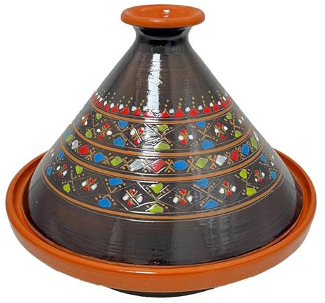 Tajine 0212242000 Casserole en terre cuite Marocain Tunisien XL 32 cm